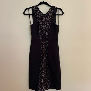BCBGMaxazria Little Black Lace Dress